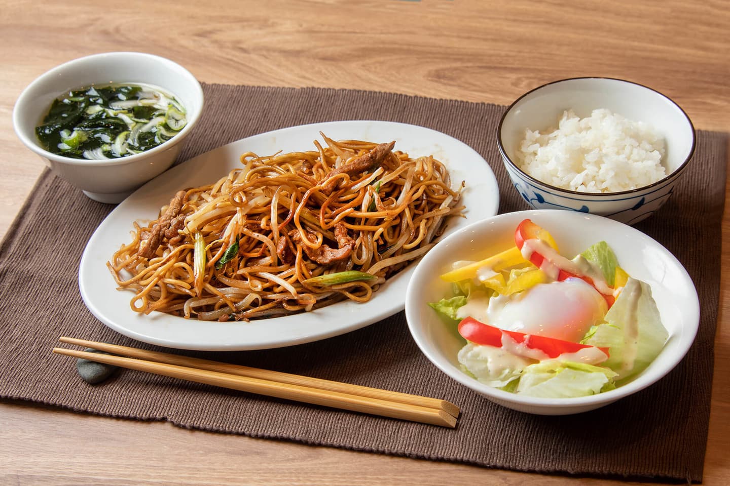 炙りチャーシュー丼セット