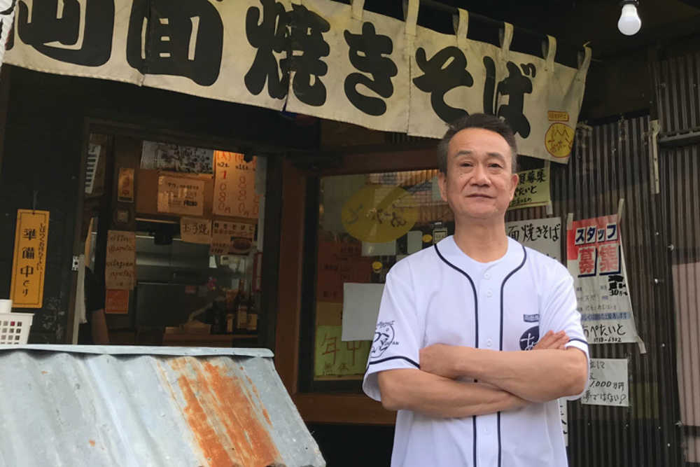 両面焼きそば専門店「あぺたいと」月島店長 創業者 飯野雅司