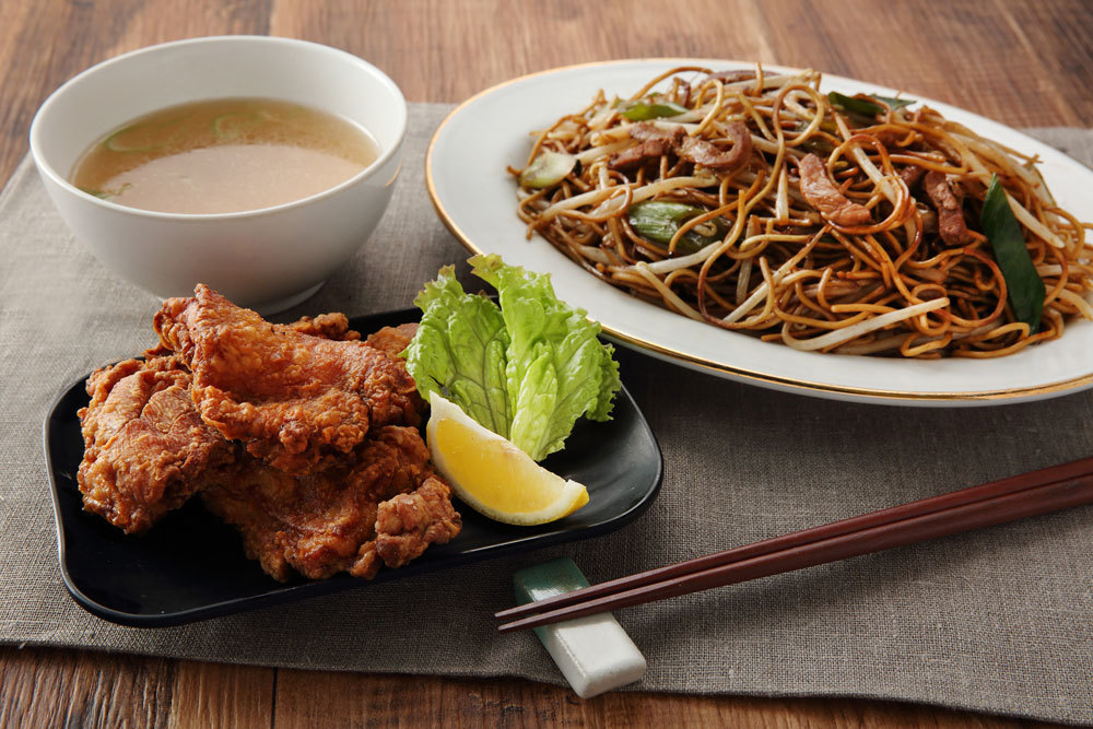 鳥唐揚げセット